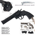 Metal Mini Gun Model Keychain | Disassemblable Toy Pistol EDC Keyring & Bag Charm