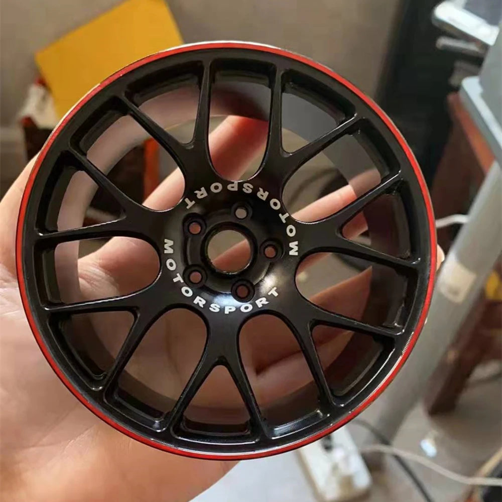 1:5 Scale Forged Wheel Model Set – Mini Alloy Rim Collectible with Display Stand