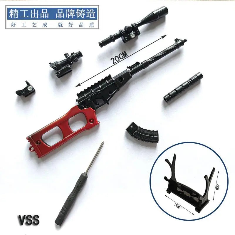 Miniature Alloy Model Keychain – Tactical Action Figure Accessory & Collectible Display Replica