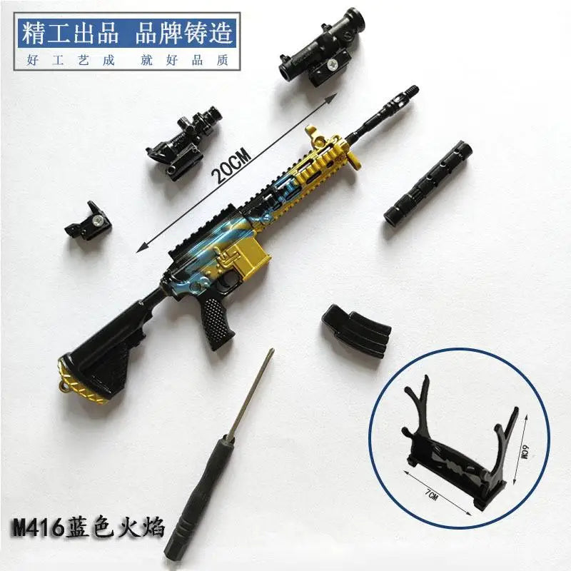 Miniature Alloy Model Keychain – Tactical Action Figure Accessory & Collectible Display Replica