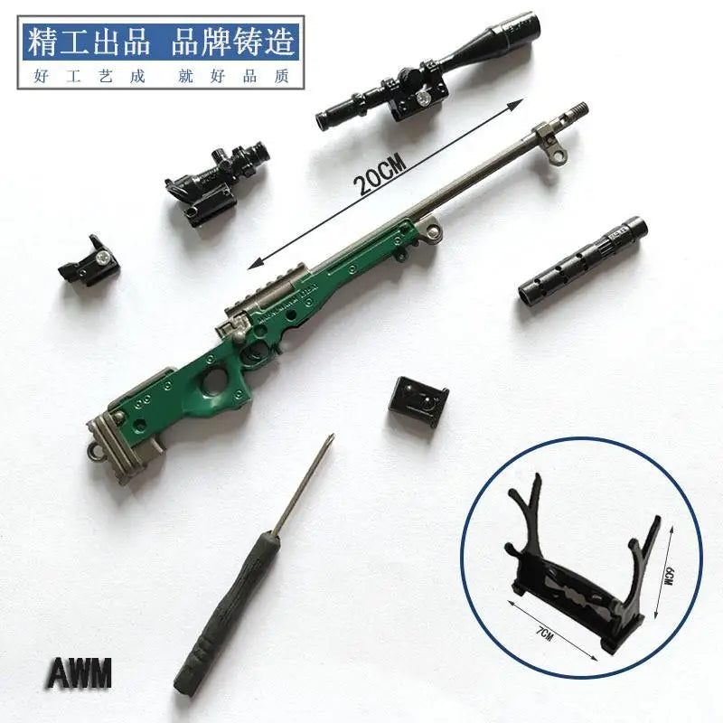 Miniature Alloy Model Keychain – Tactical Action Figure Accessory & Collectible Display Replica