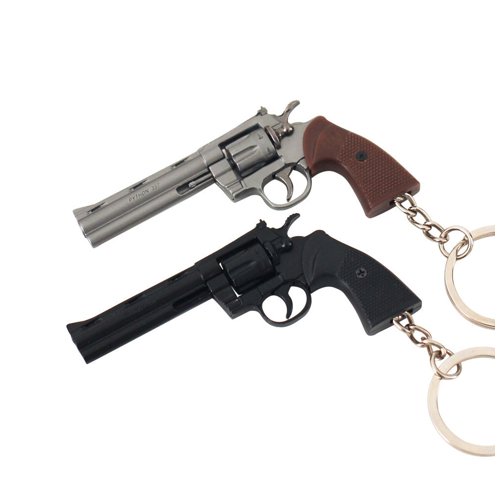 Metal Mini Gun Model Keychain | Disassemblable Toy Pistol EDC Keyring & Bag Charm