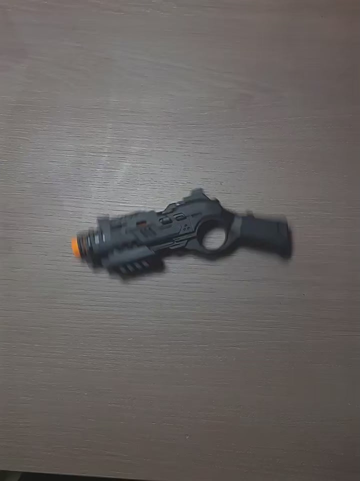 Soft Bullet Toy Gun with Shell Ejection | Mechanical Decompression Fidget Toy & Clicker Blaster